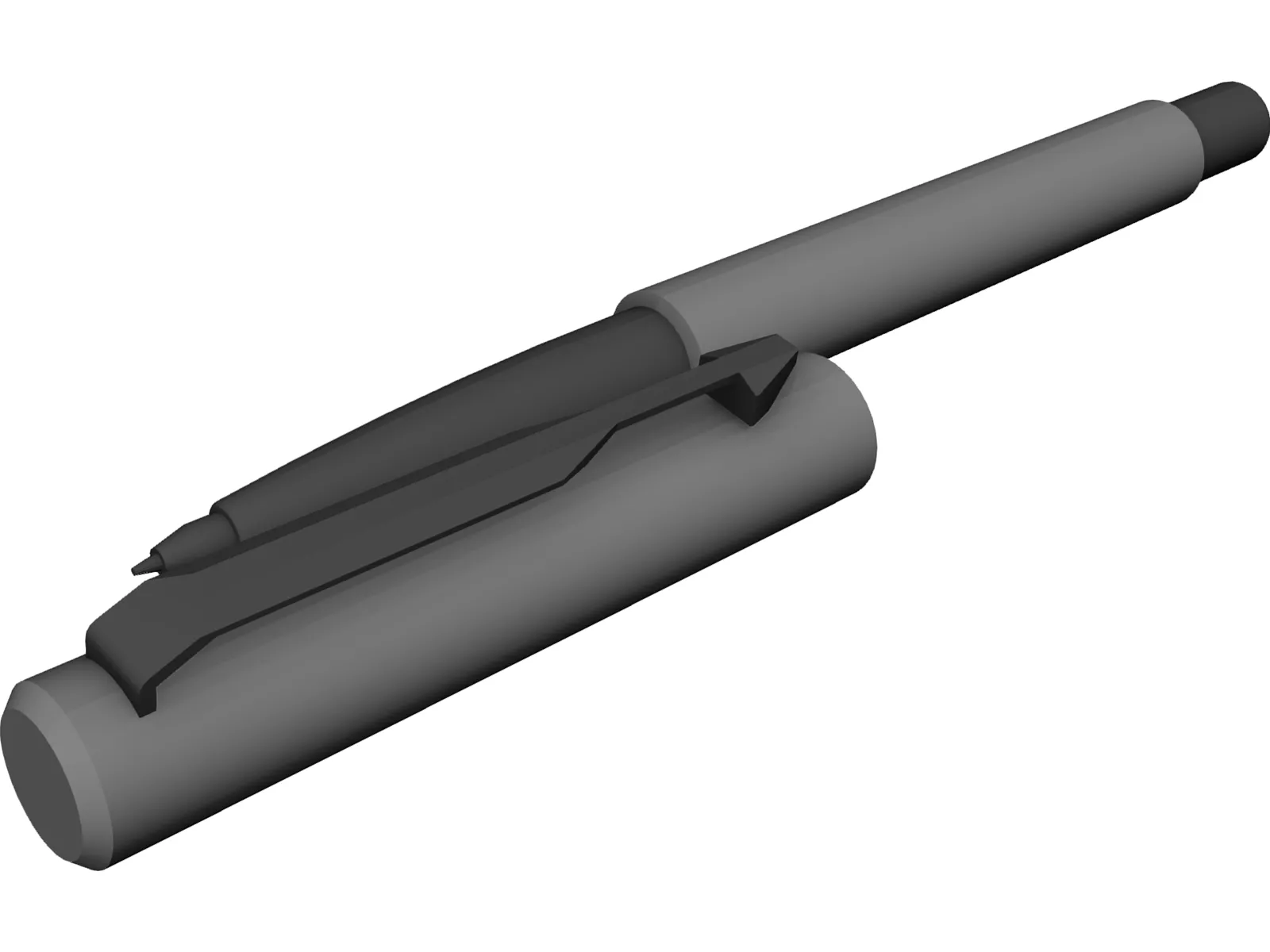 Parker Pen 3D Model main preview