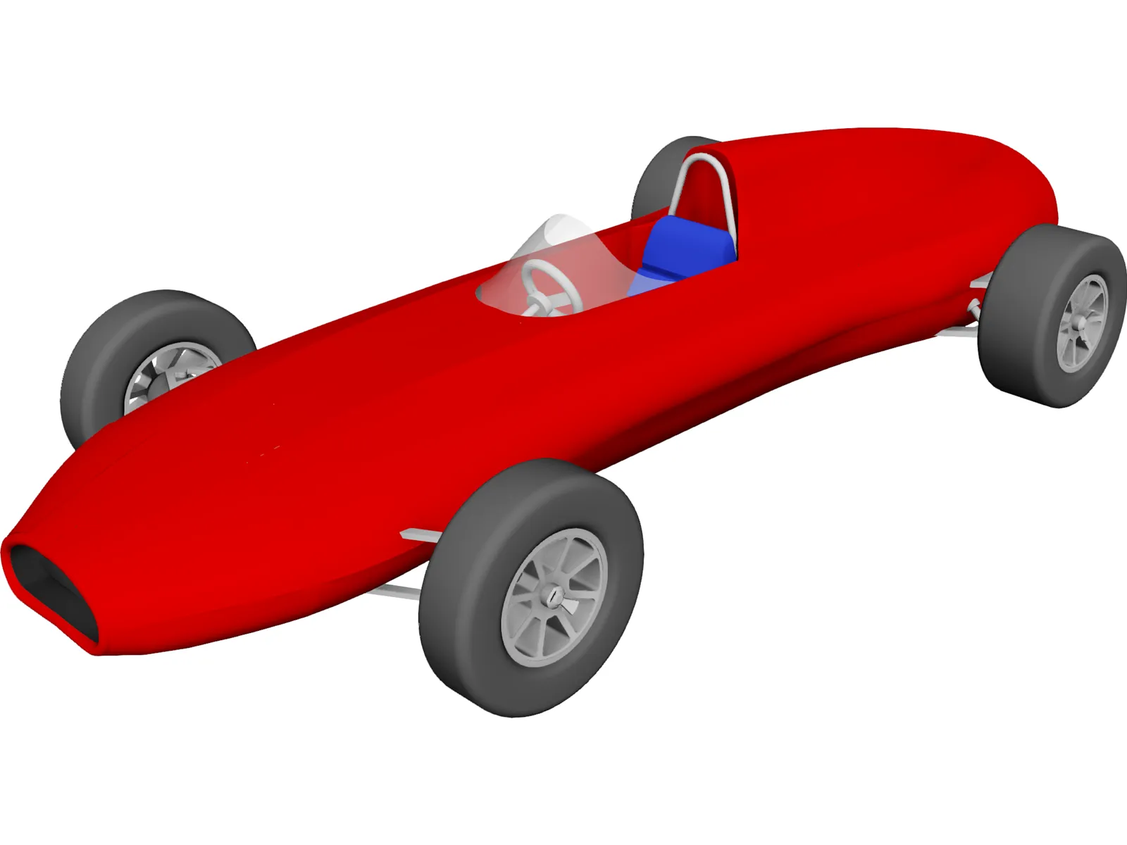 Cigar Car 3D Model main preview