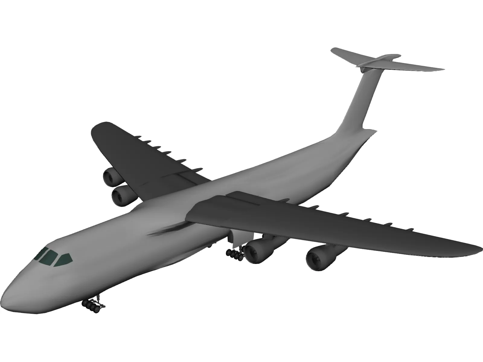 Lockheed C-5 Galaxy 3D Model main preview