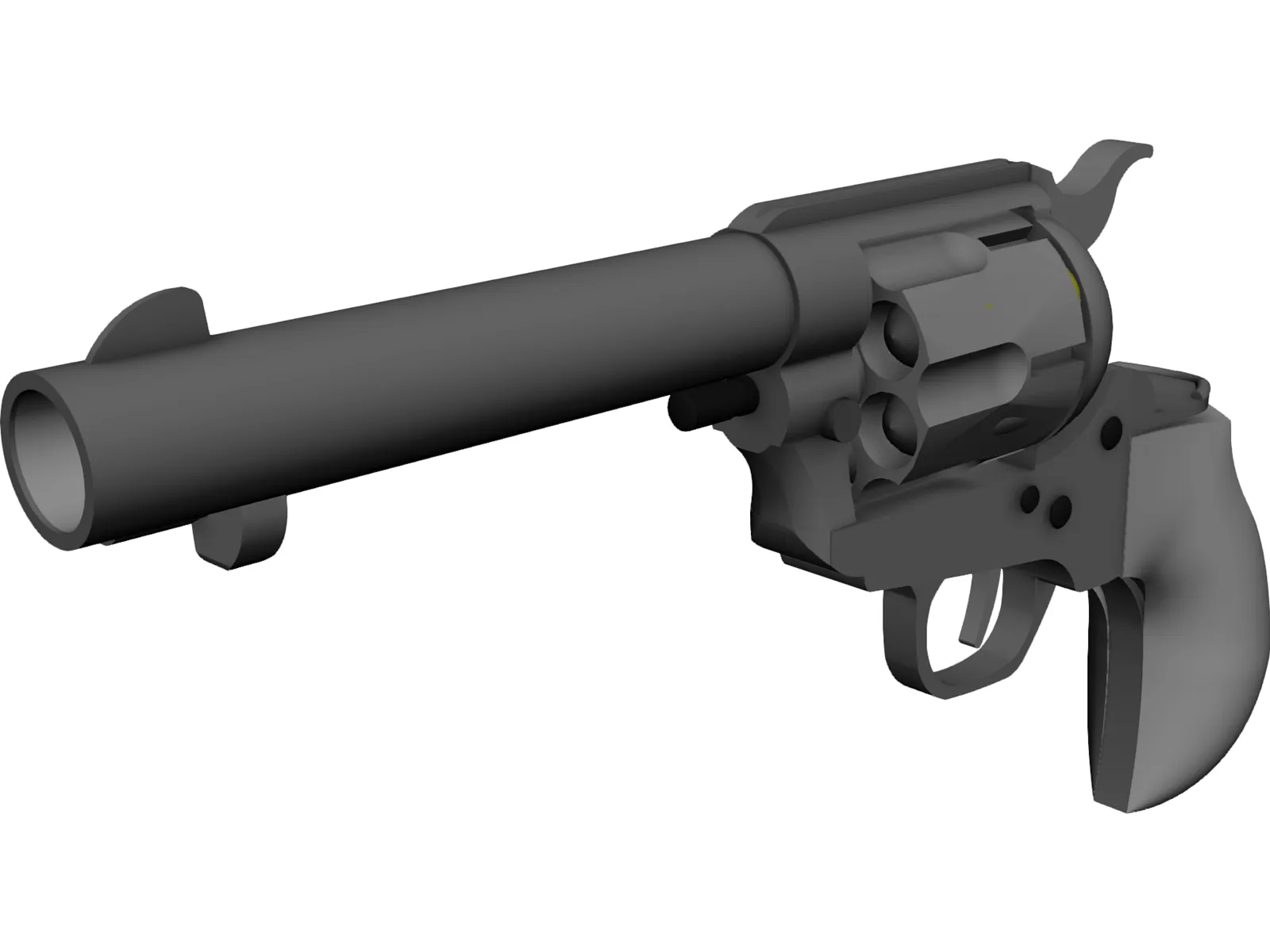 Colt Thunderer 5 Inch 3D Model main preview