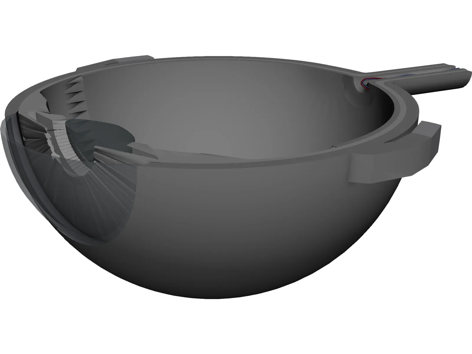 Eye Cutaway 3D Model main preview