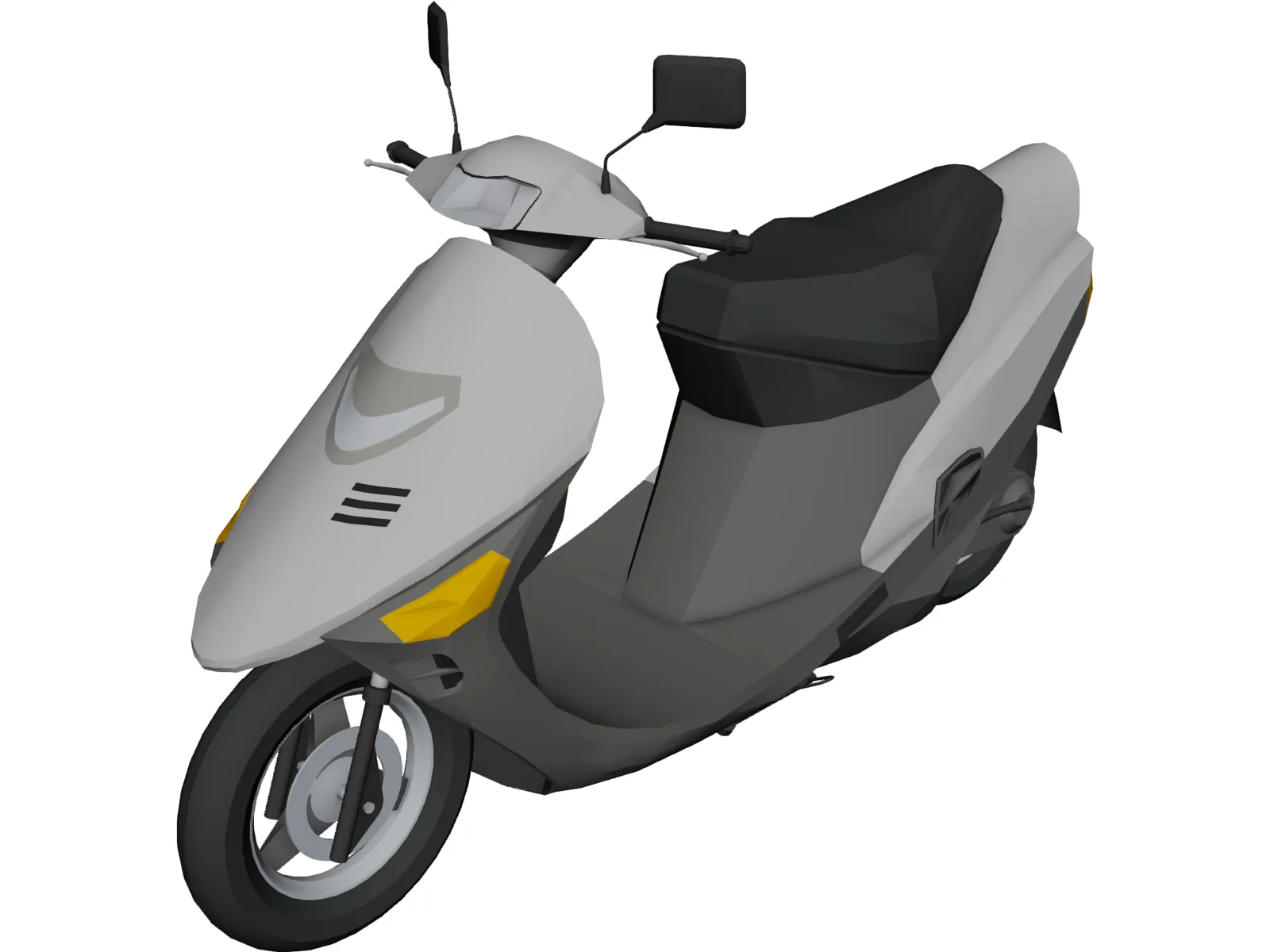 Scooter 3D Model main preview