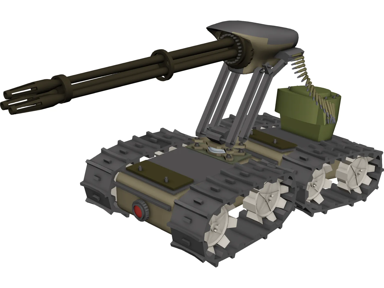 Sanddragon Robot 3D Model main preview