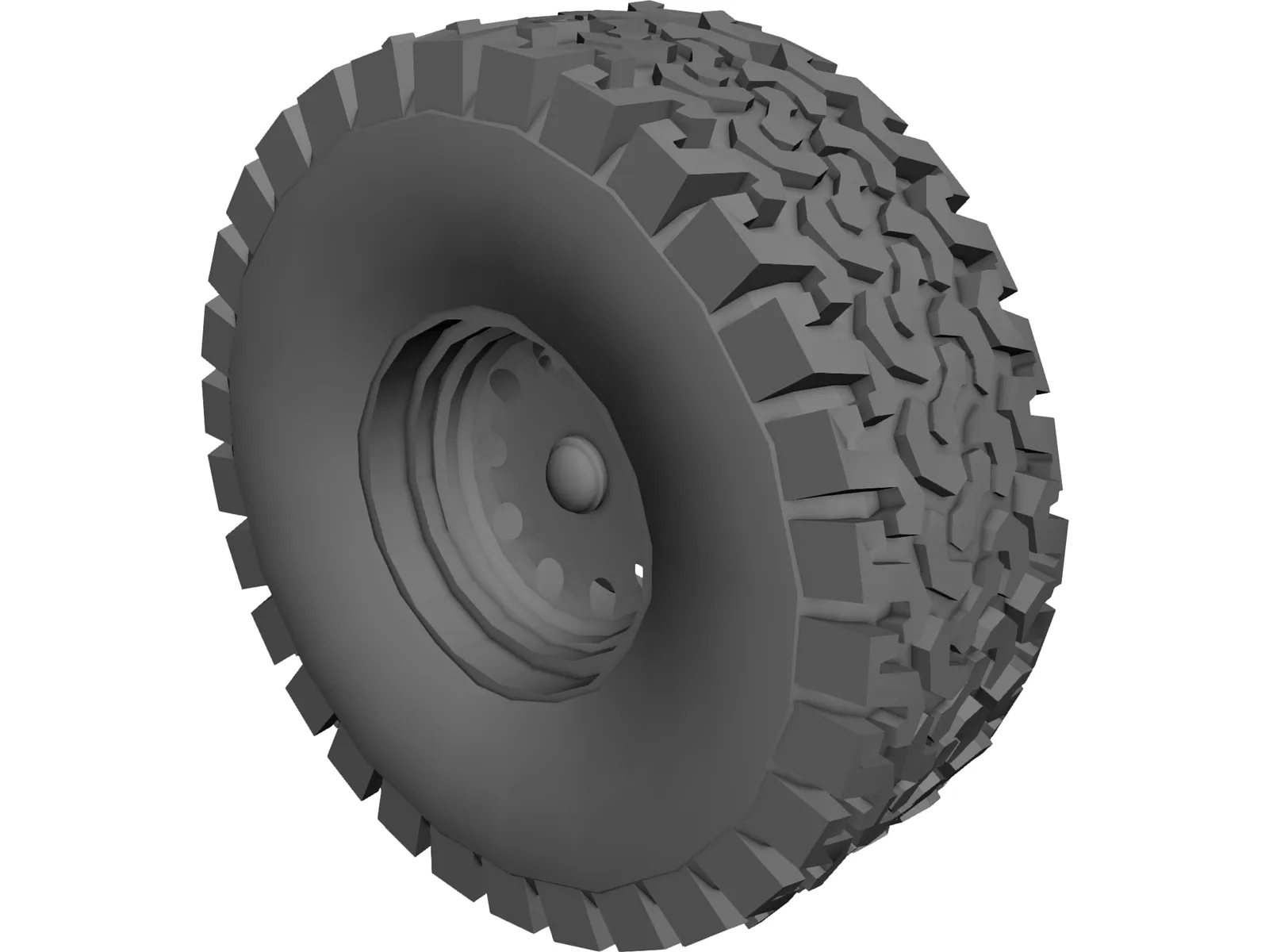 Tire BFGoodrich All-Terrain 3D Model main preview