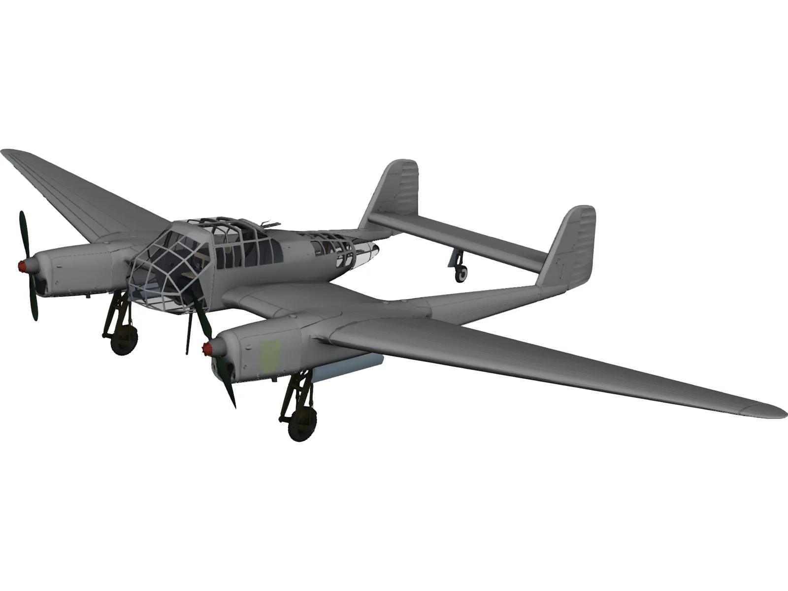 Focke-Wulf Fw 189 3D Model main preview