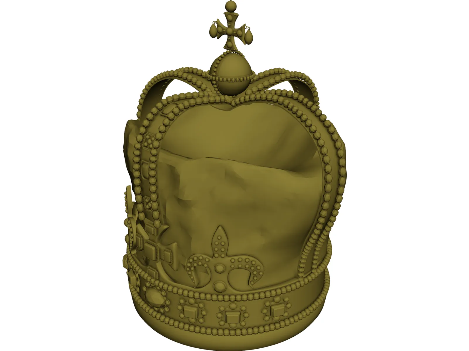 Crown 3D Model main preview