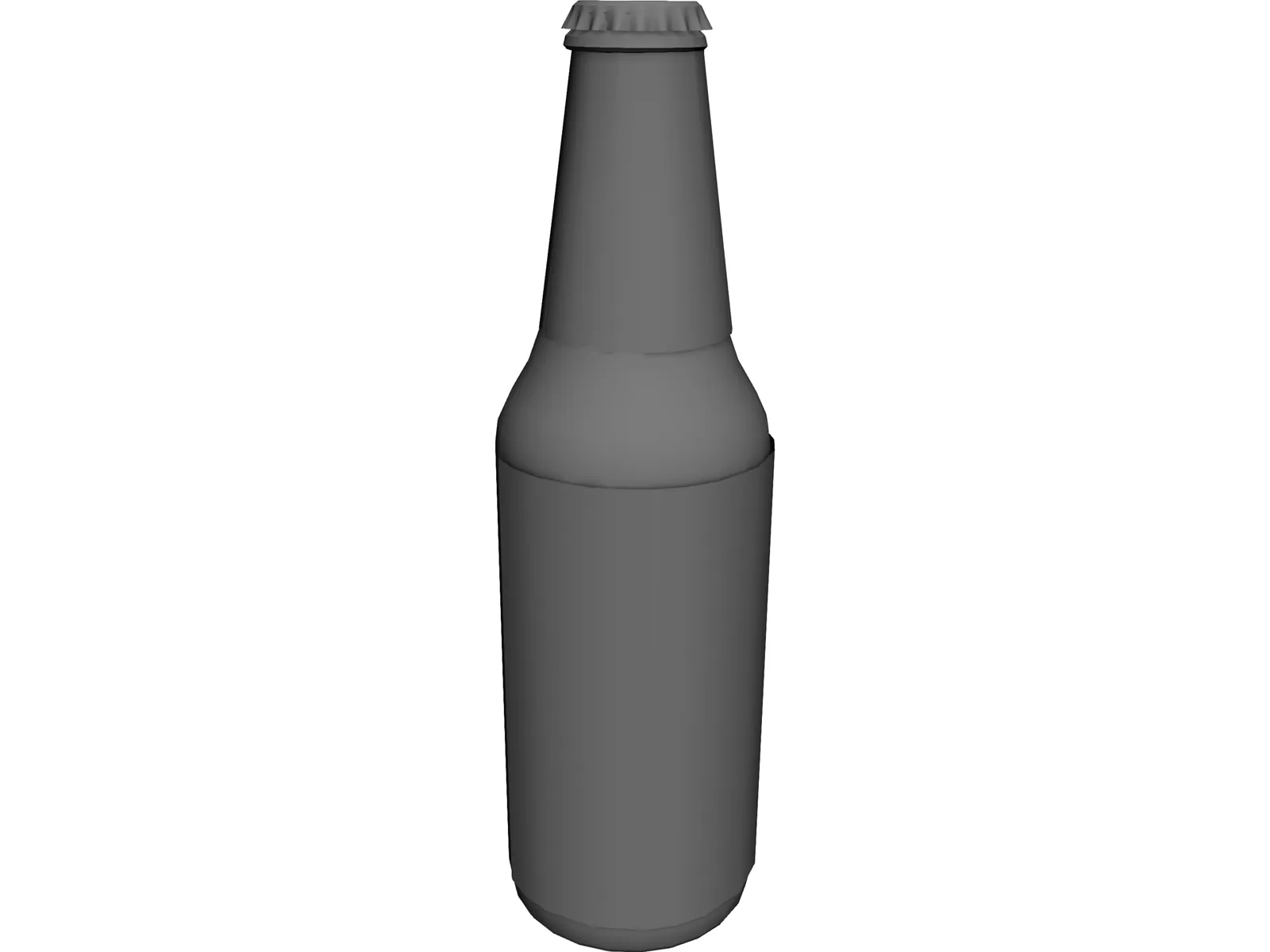 Bottle Beer 3D Model main preview