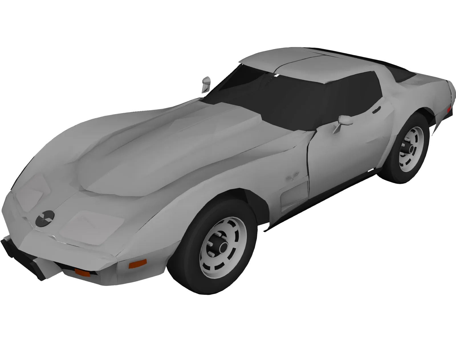 Chevrolet Corvette (1979) 3D Model main preview