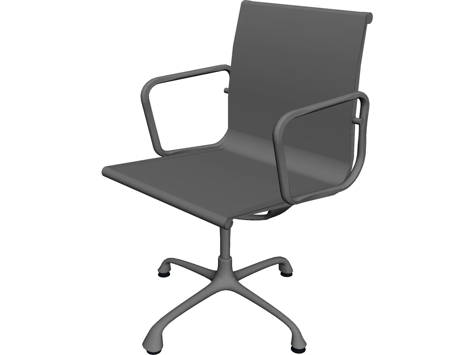 Chair Eames EA 107 3D Model main preview