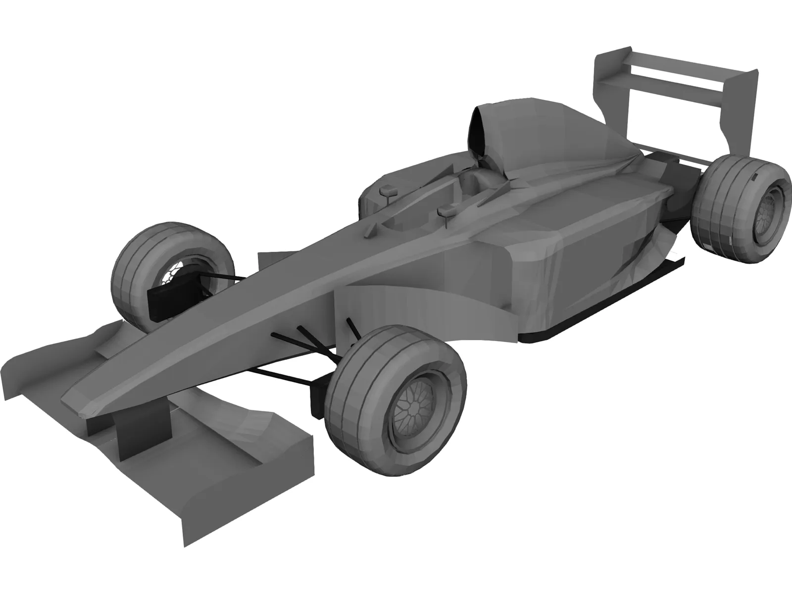 F1 McLaren Mercedes MP4/13 3D Model main preview