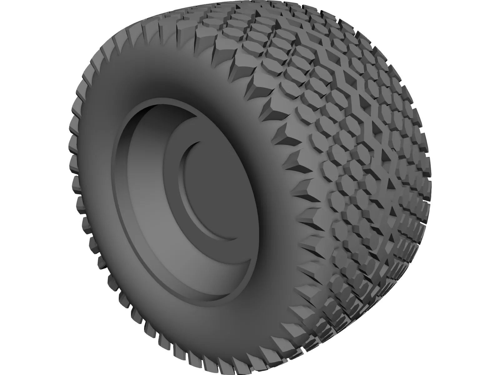 Tire Turf 3D Model main preview