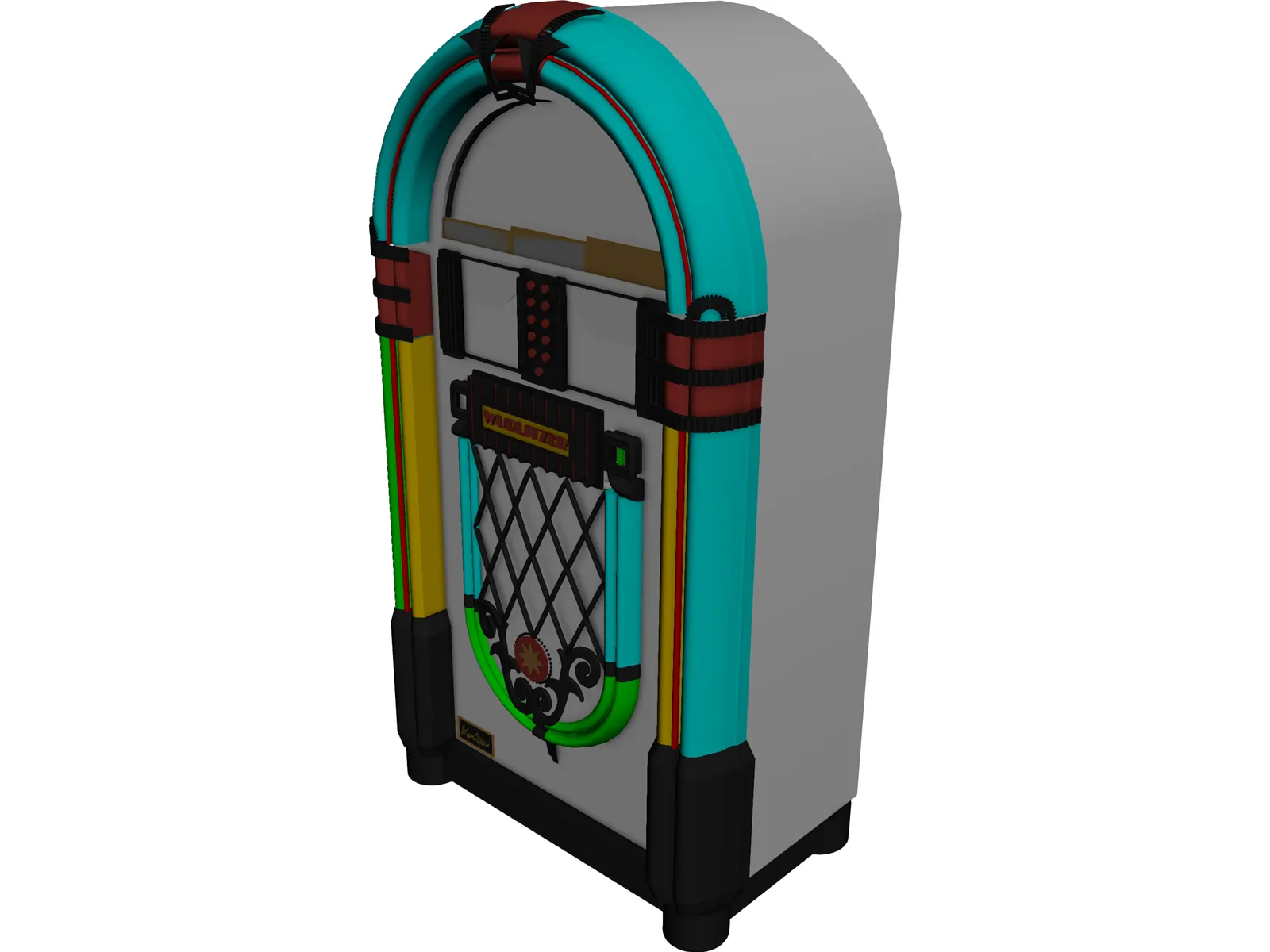 Jukebox 3D Model main preview