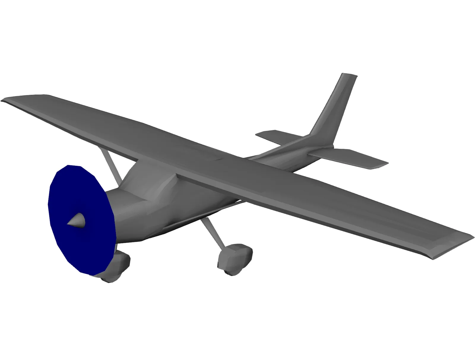 Cessna 152 3D Model main preview