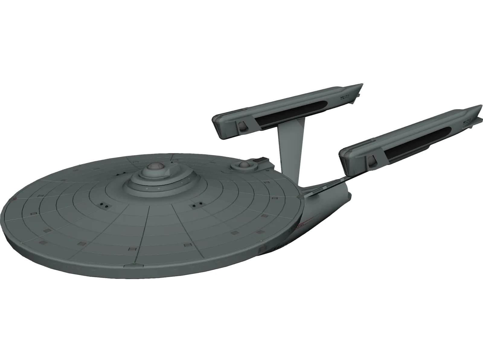 Star Trek Enterprise 3D Model main preview