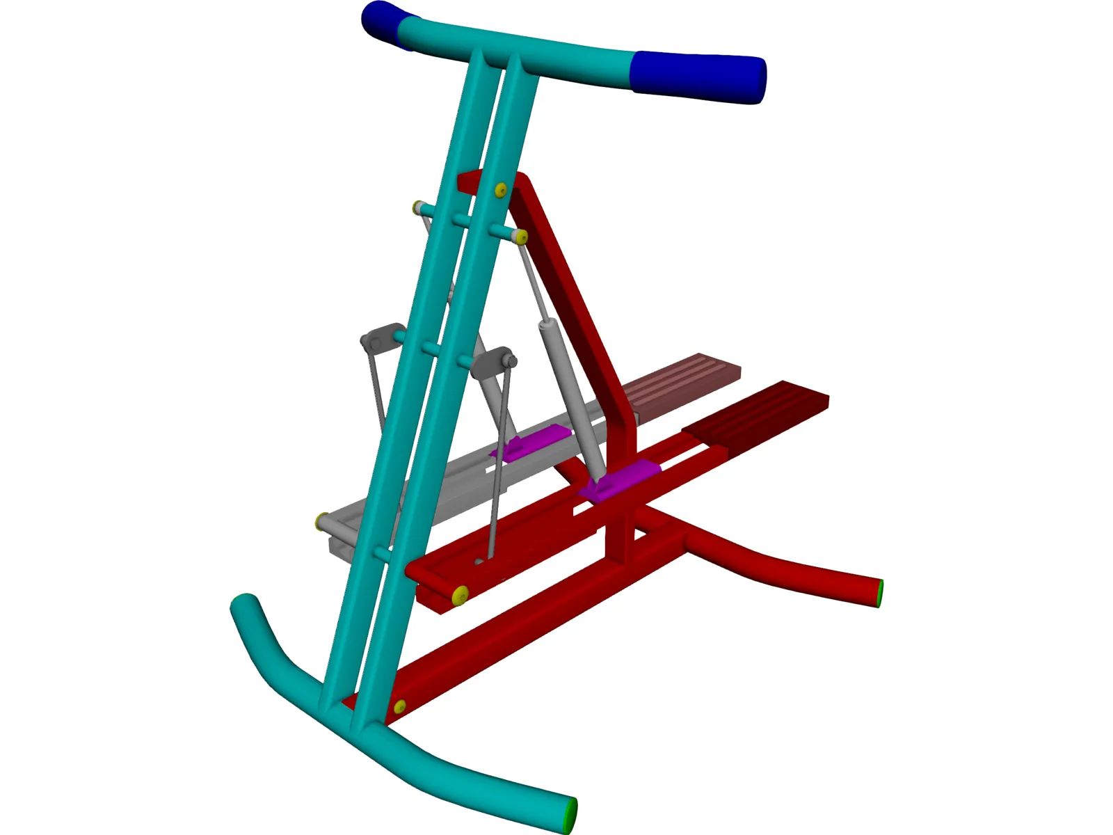 Stepper 3D Model main preview