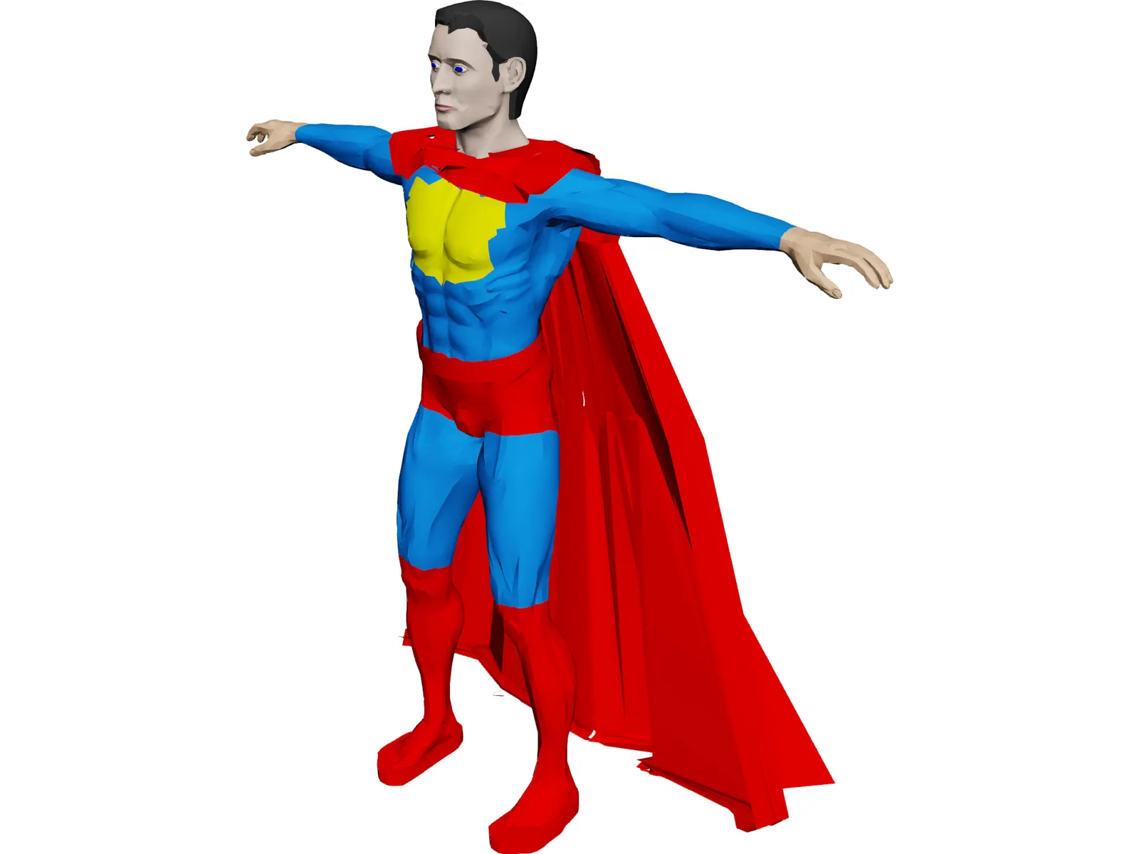 Superman 3D Model main preview