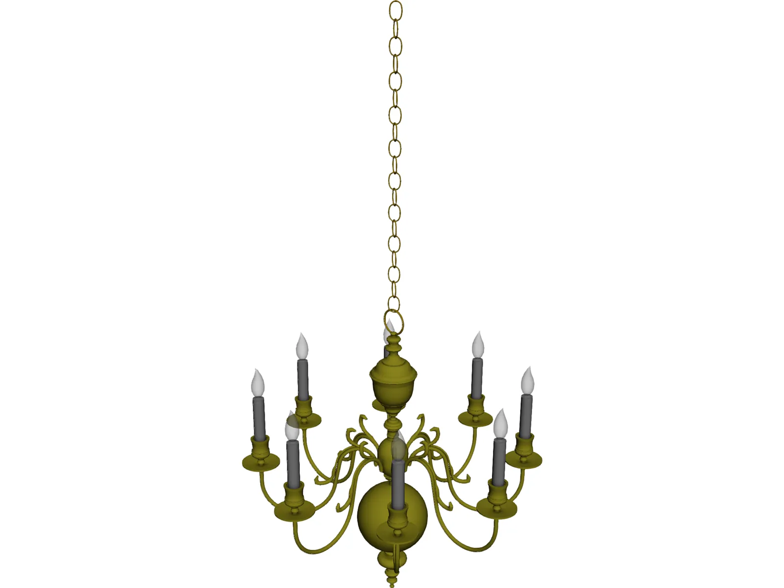 Light Classic 3D Model main preview