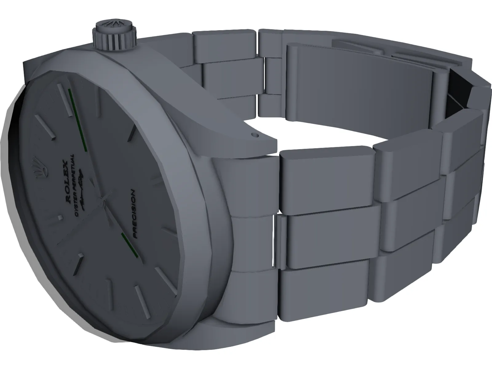Rolex Watch 3D Model main preview