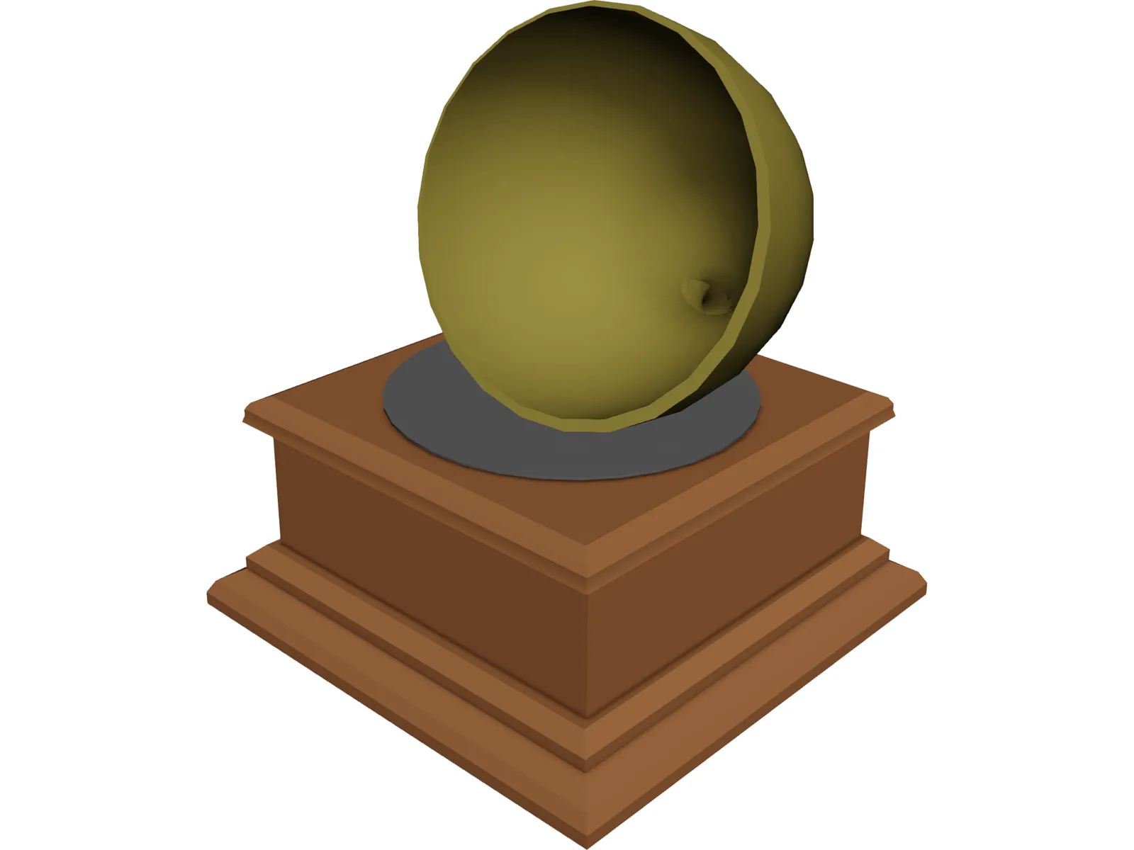 Gramophone 3D Model main preview