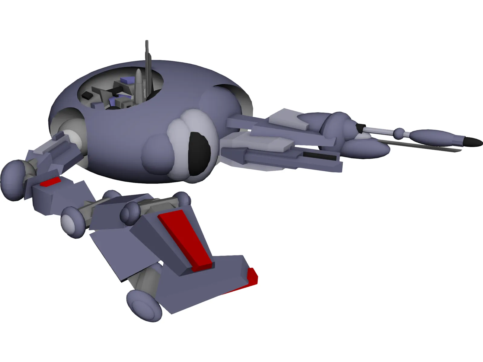 Robot 3D Model main preview