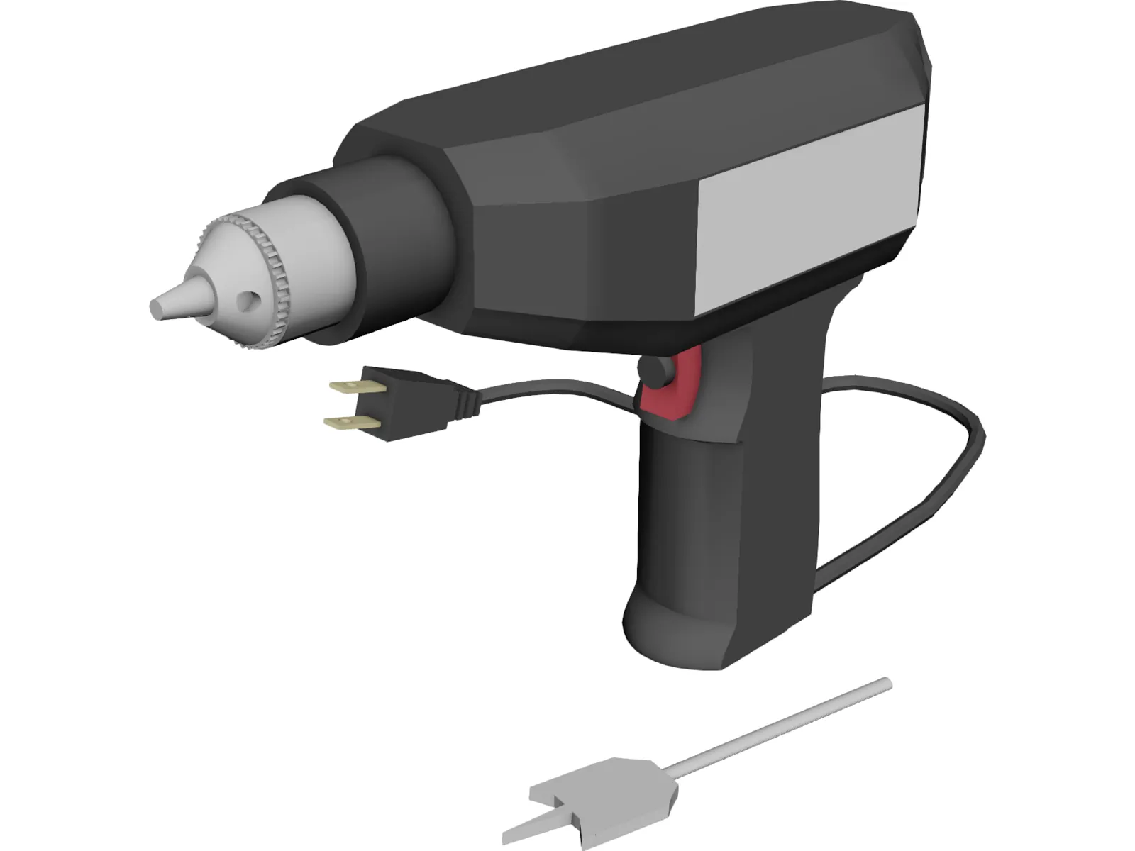 Drill 3D Model main preview