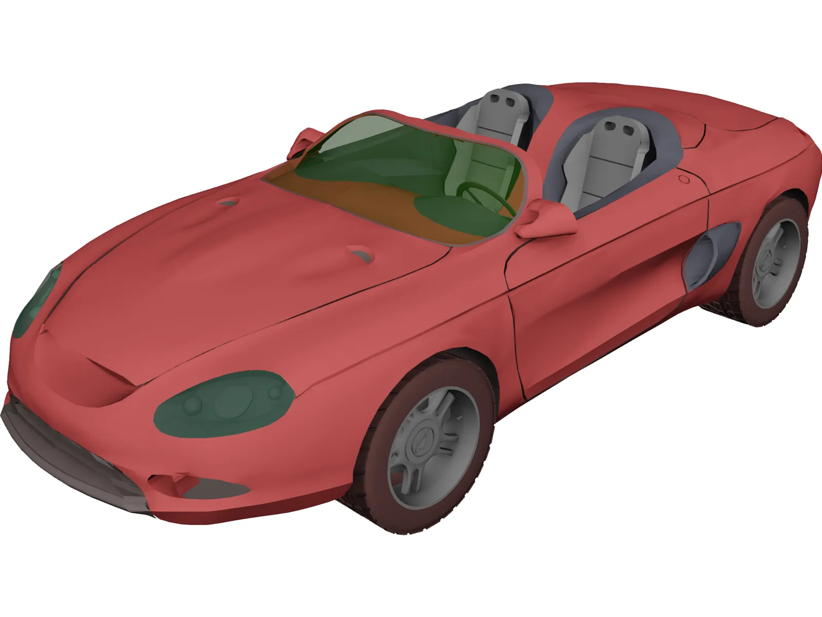 Ford Mustang Mark III Concept 3D Model main preview