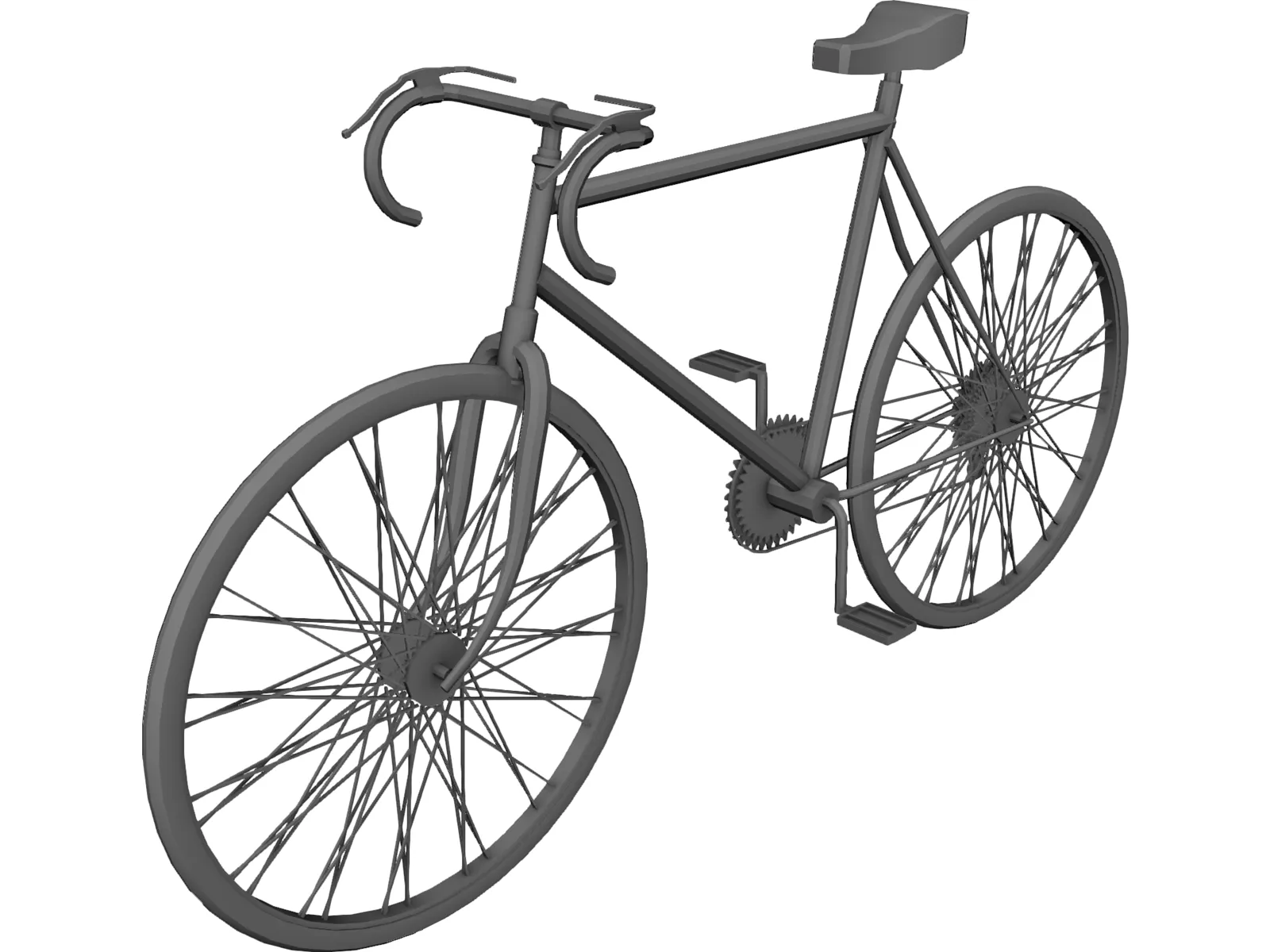 Bicycle 3D Model main preview