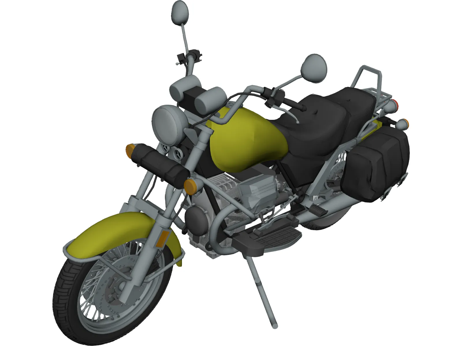 Moto Guzzi 1100i California 3D Model main preview