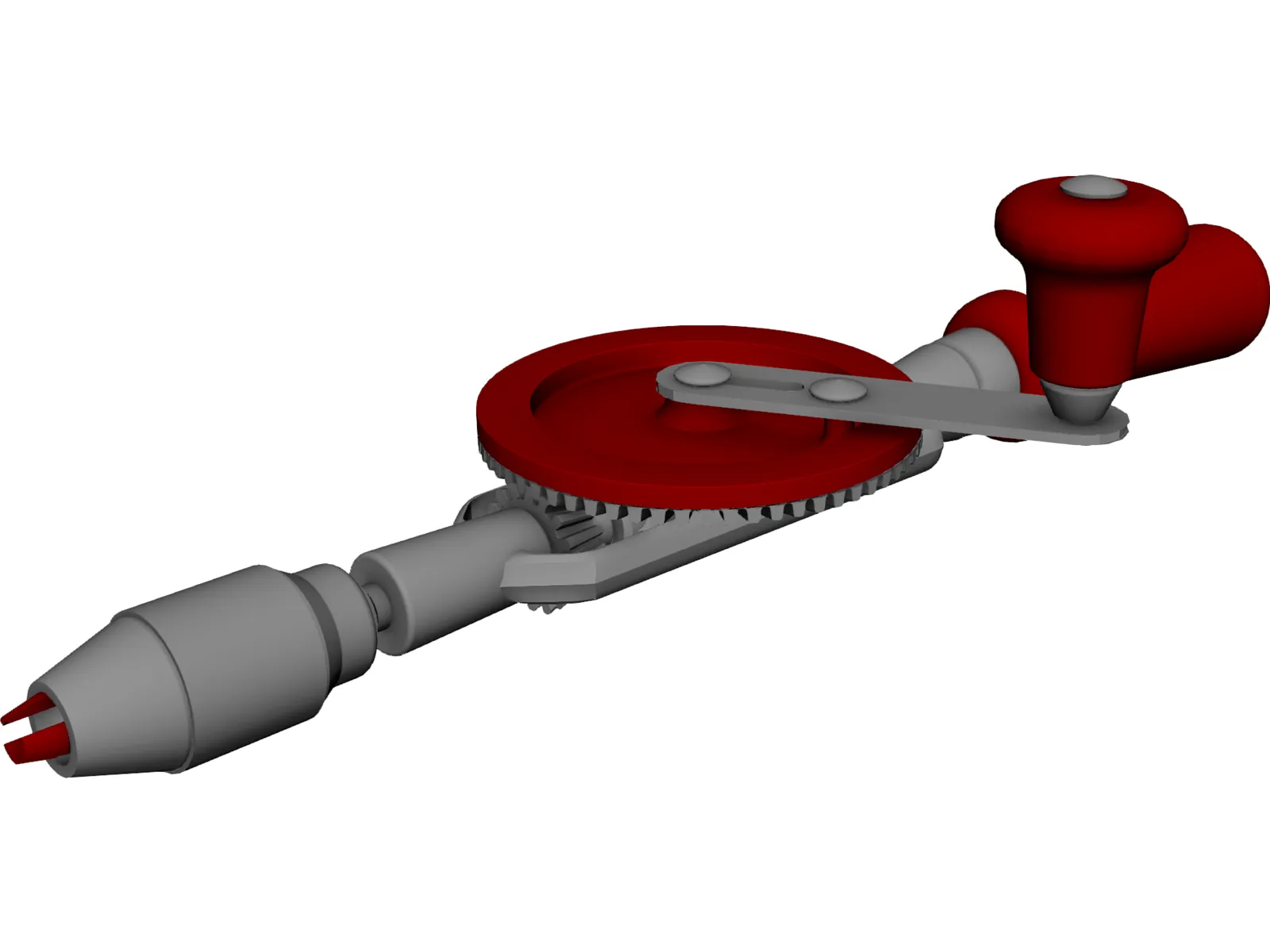 Drill 3D Model main preview