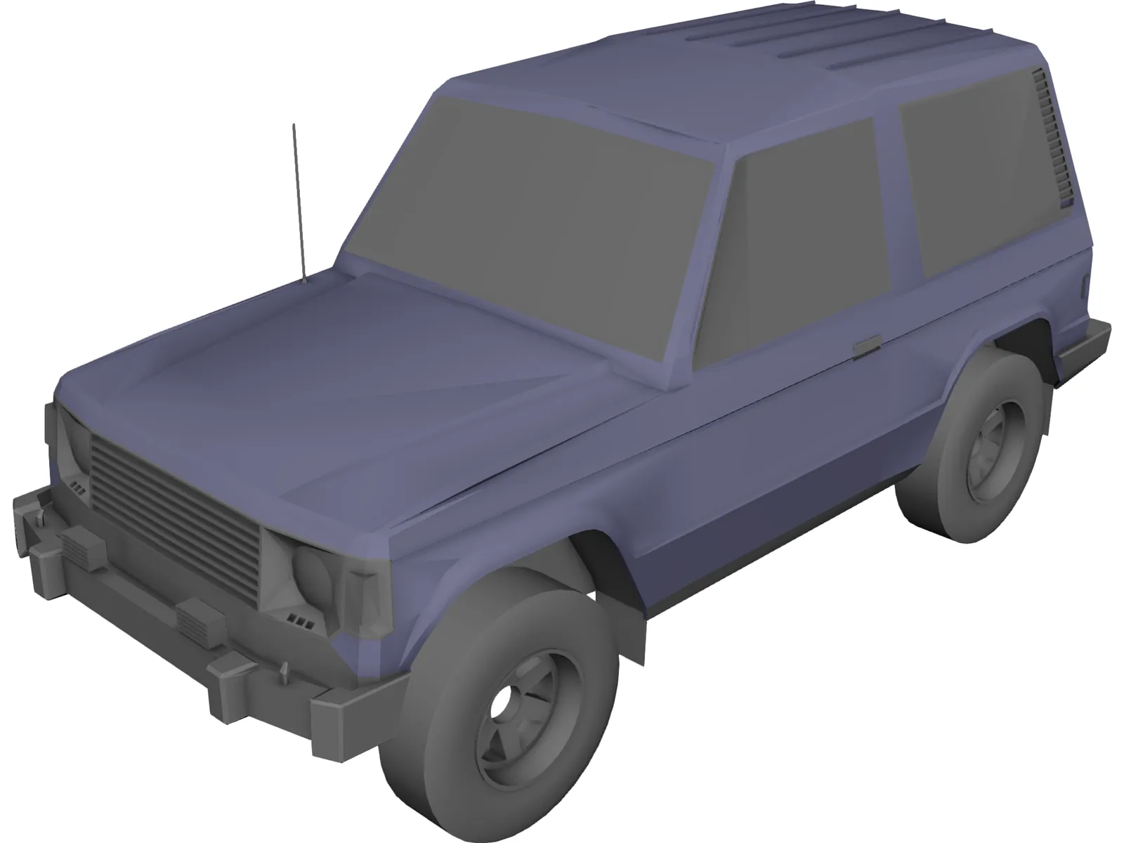 Mitsubishi Pajero (1988) 3D Model main preview