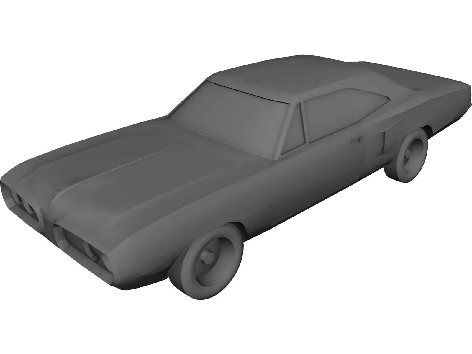 Dodge Coronet (1970) 3D Model main preview