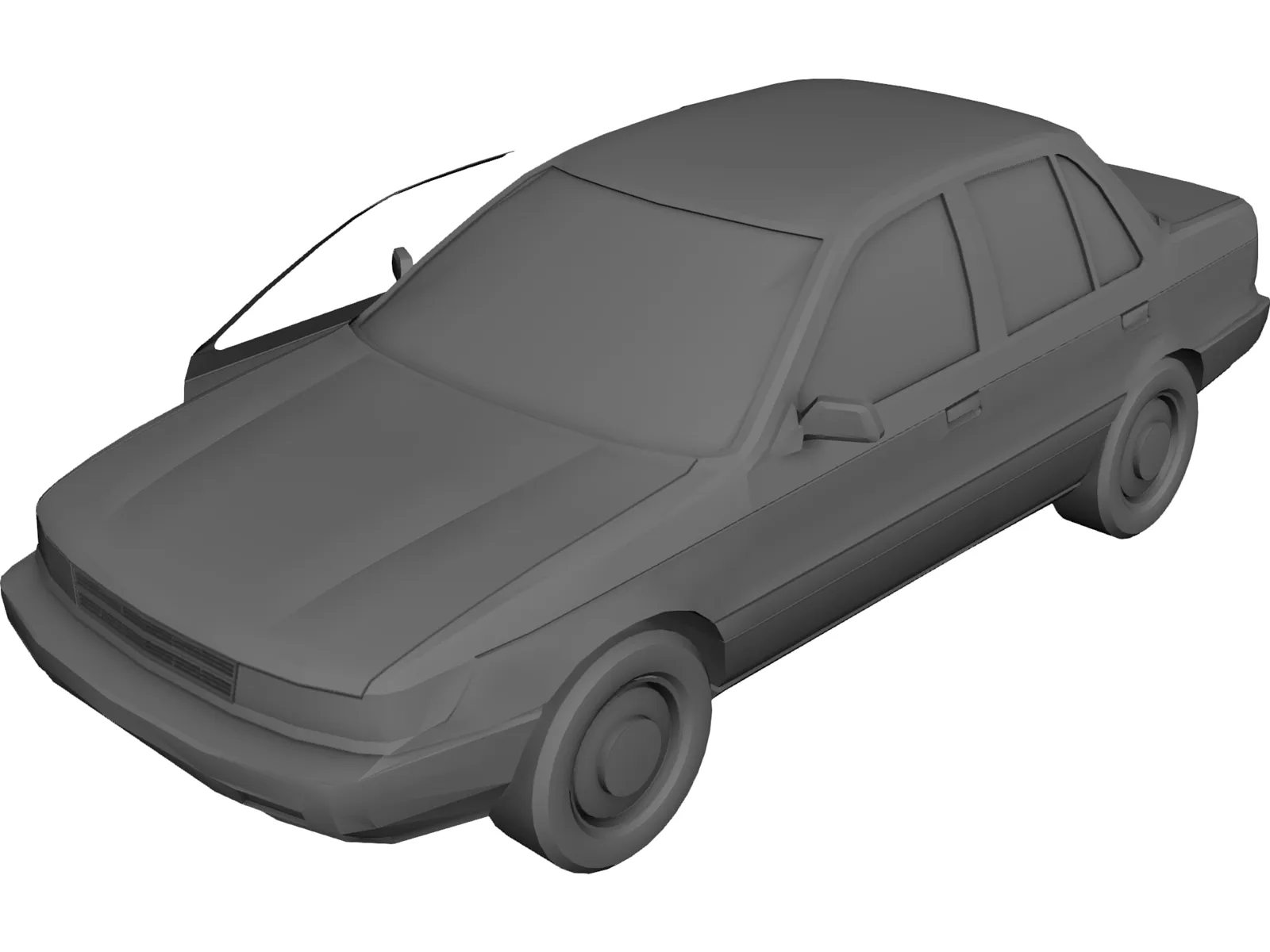 Mitsubishi Mirage (1990) 3D Model main preview