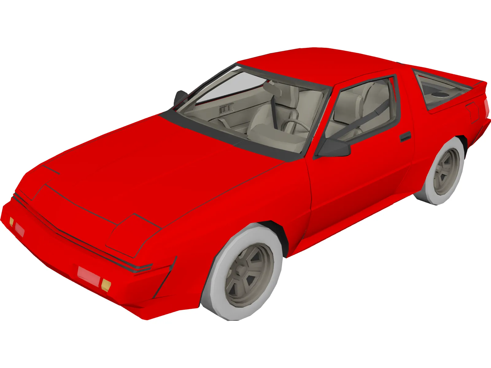 Mitsubishi Conquest (1988) 3D Model main preview