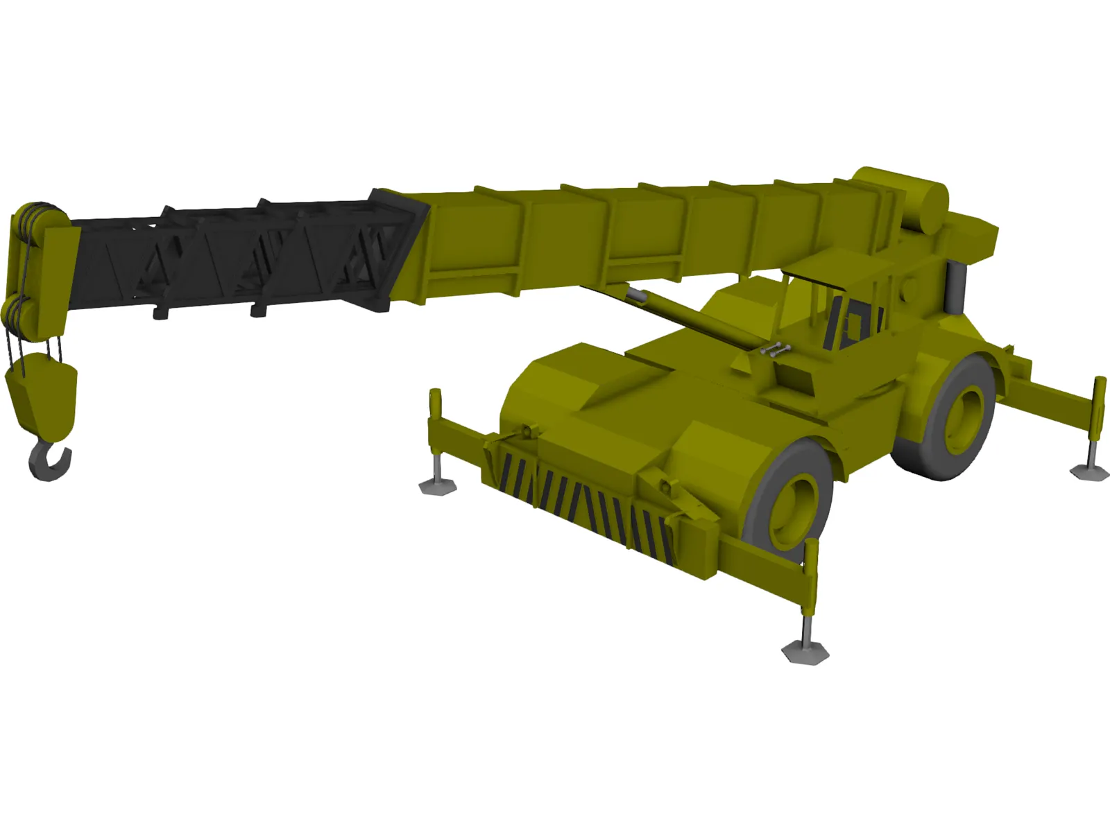 Crane 3D Model main preview