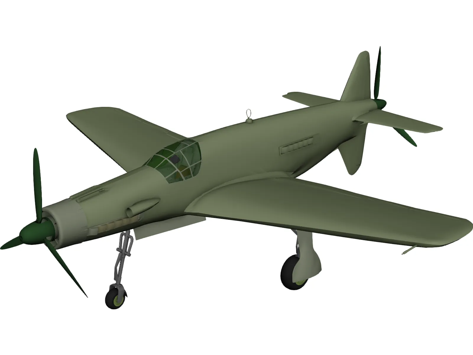 Dornier Do 335 Pfeil 3D Model main preview