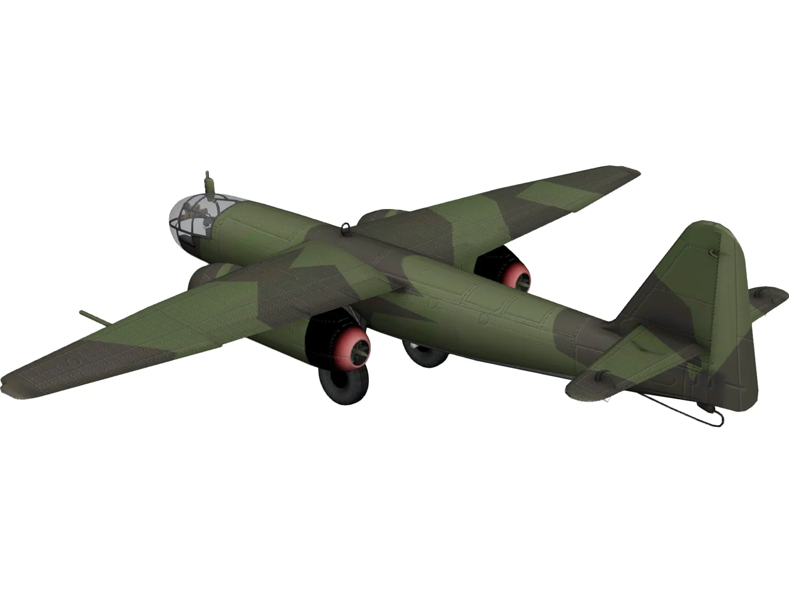Arado AR-234 3D Model main preview