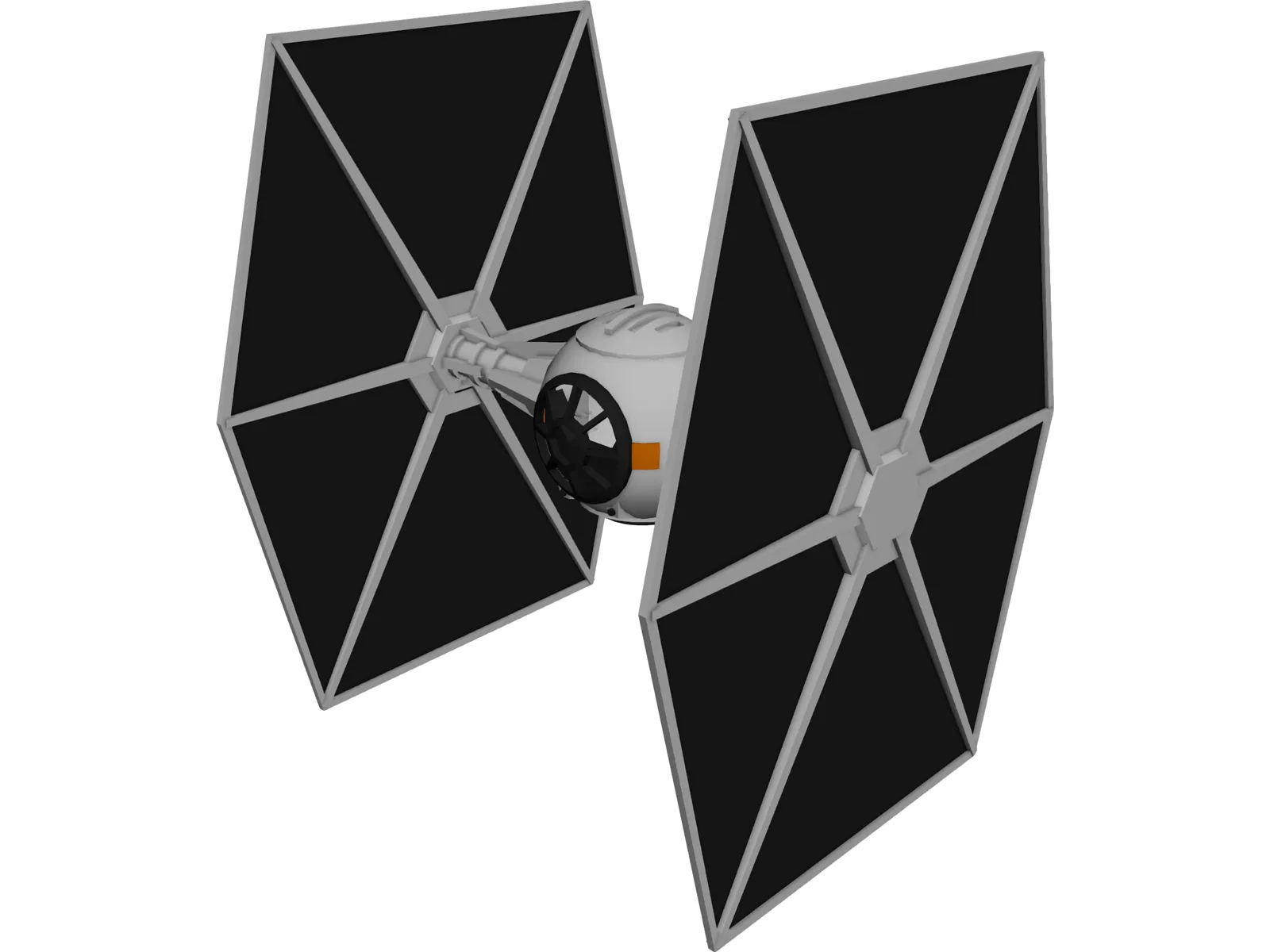 Star Wars TIE Fighter 3D Model main preview