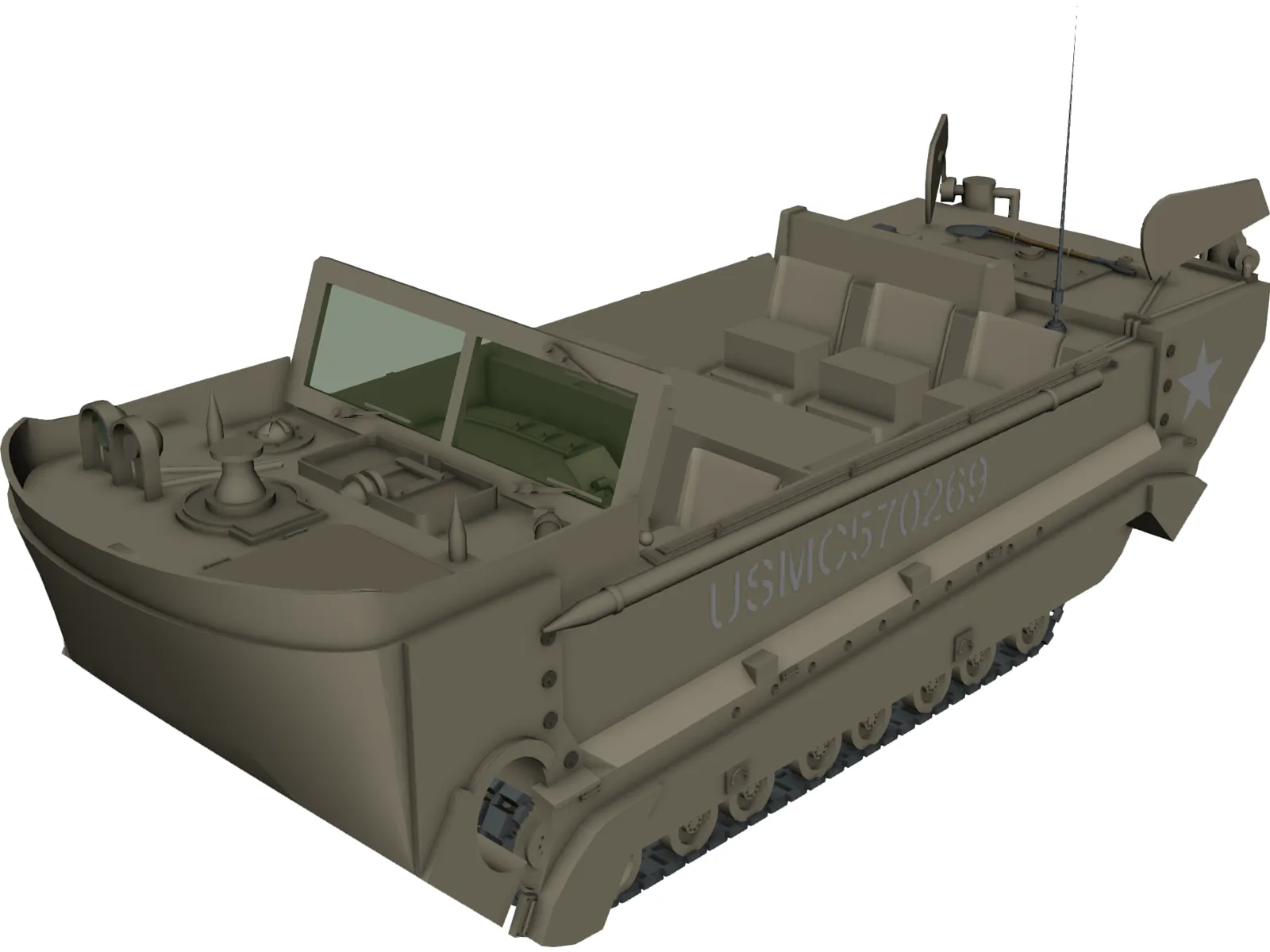 M29 Weasel 3D Model main preview