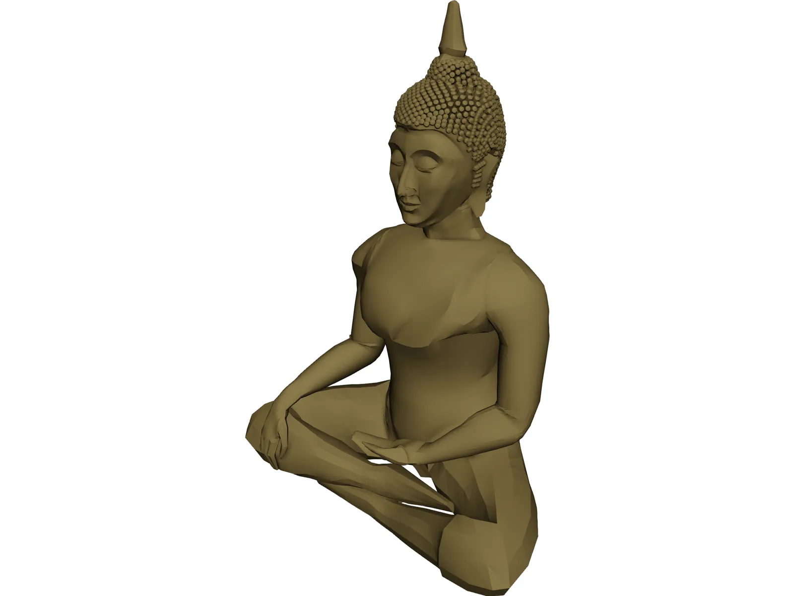 Buddha 3D Model main preview