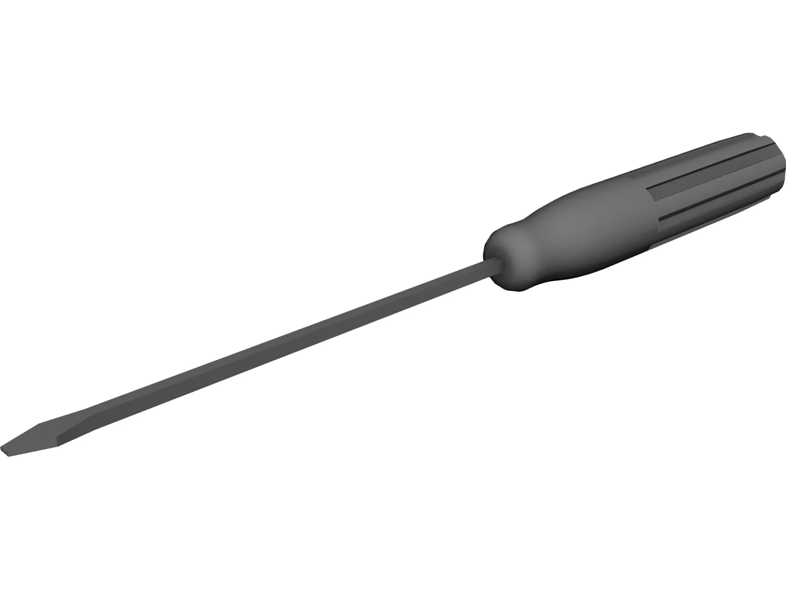Screwdriver Plane 3D Model main preview