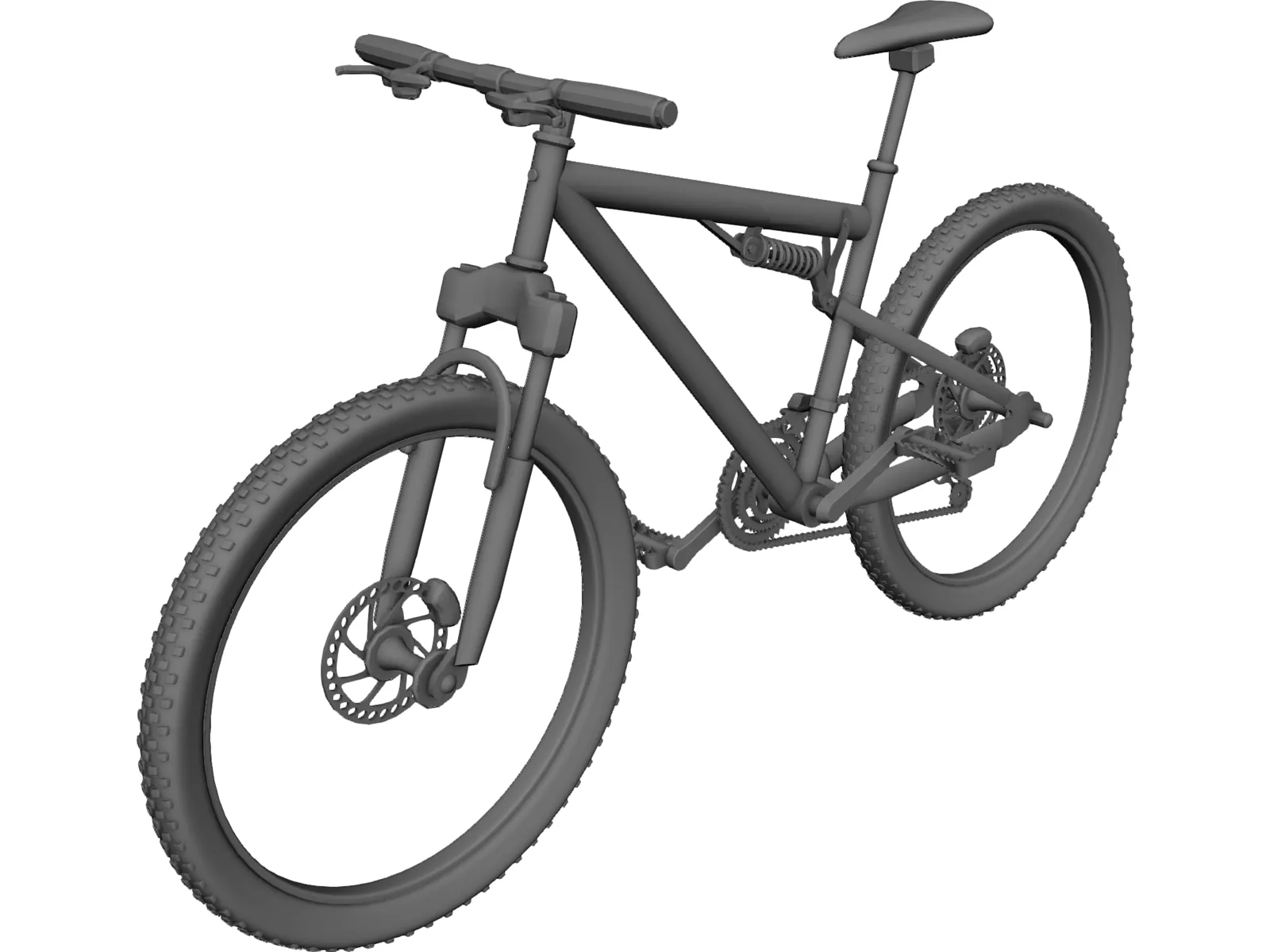 Bike Mountain 3D Model main preview