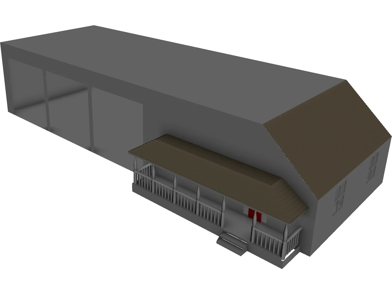 Garage 3D Model main preview