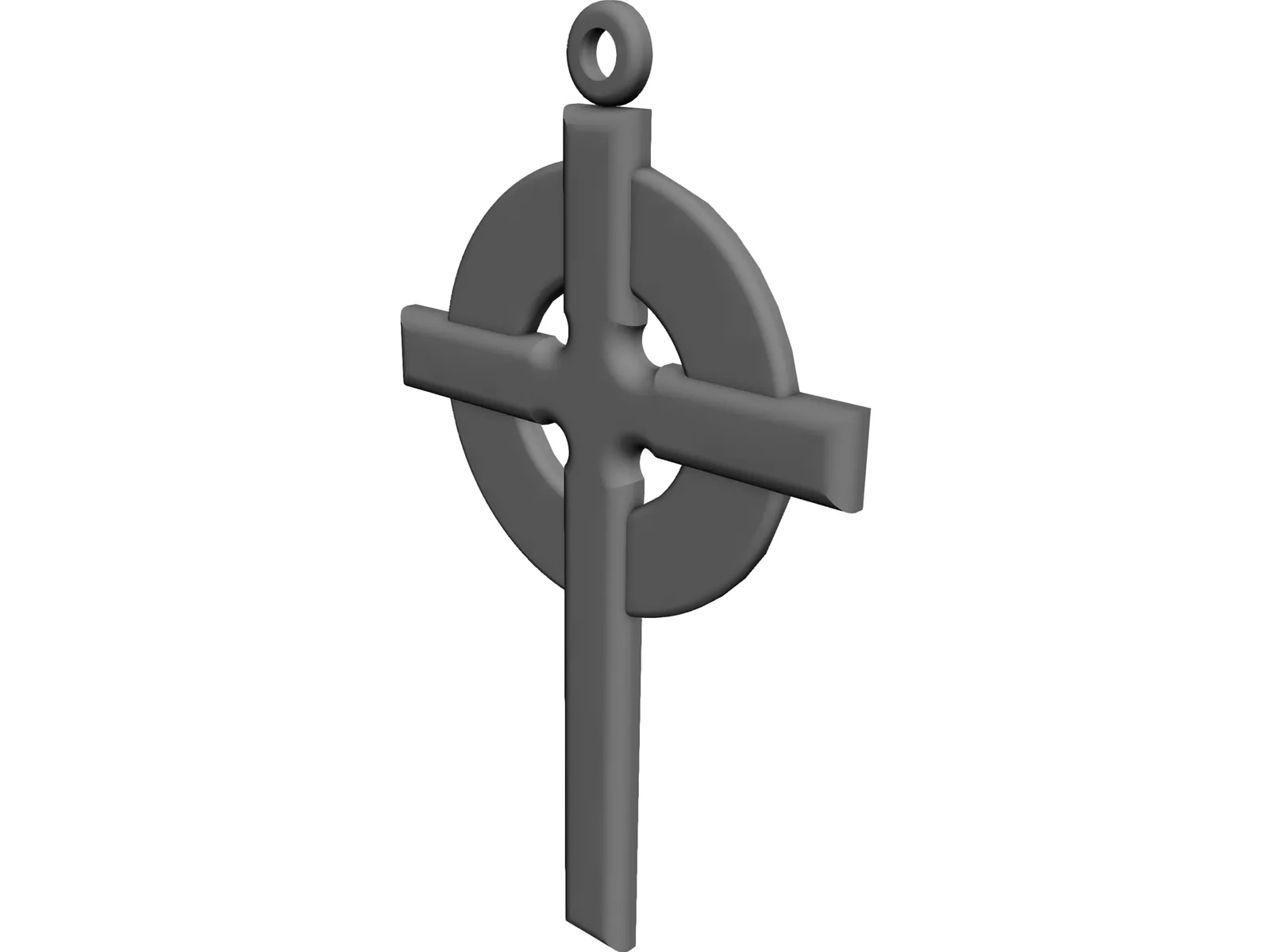 Cross 3D Model main preview