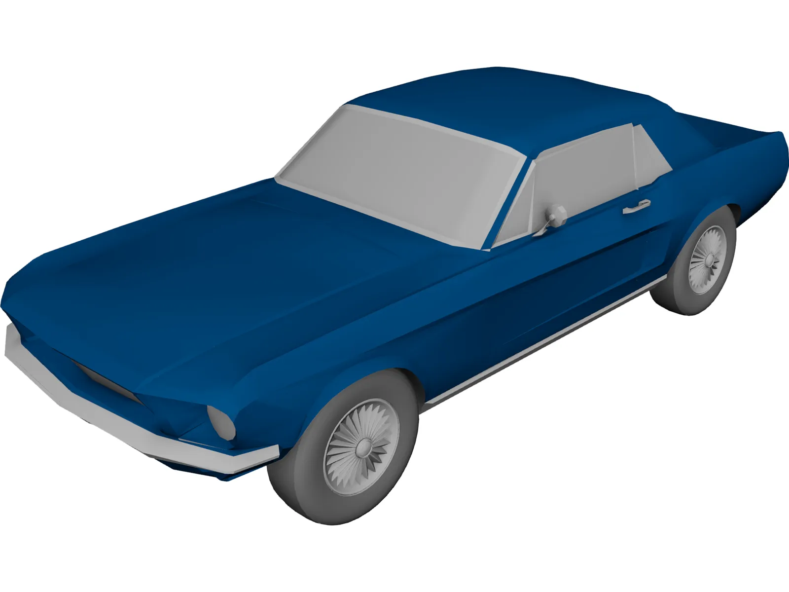 Ford Mustang (1967) 3D Model main preview
