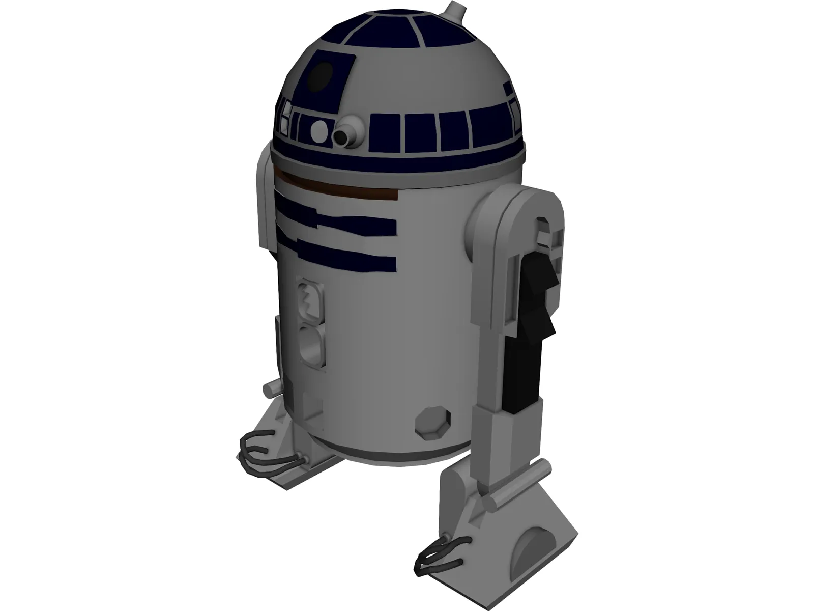 Star Wars R2D2 3D Model main preview