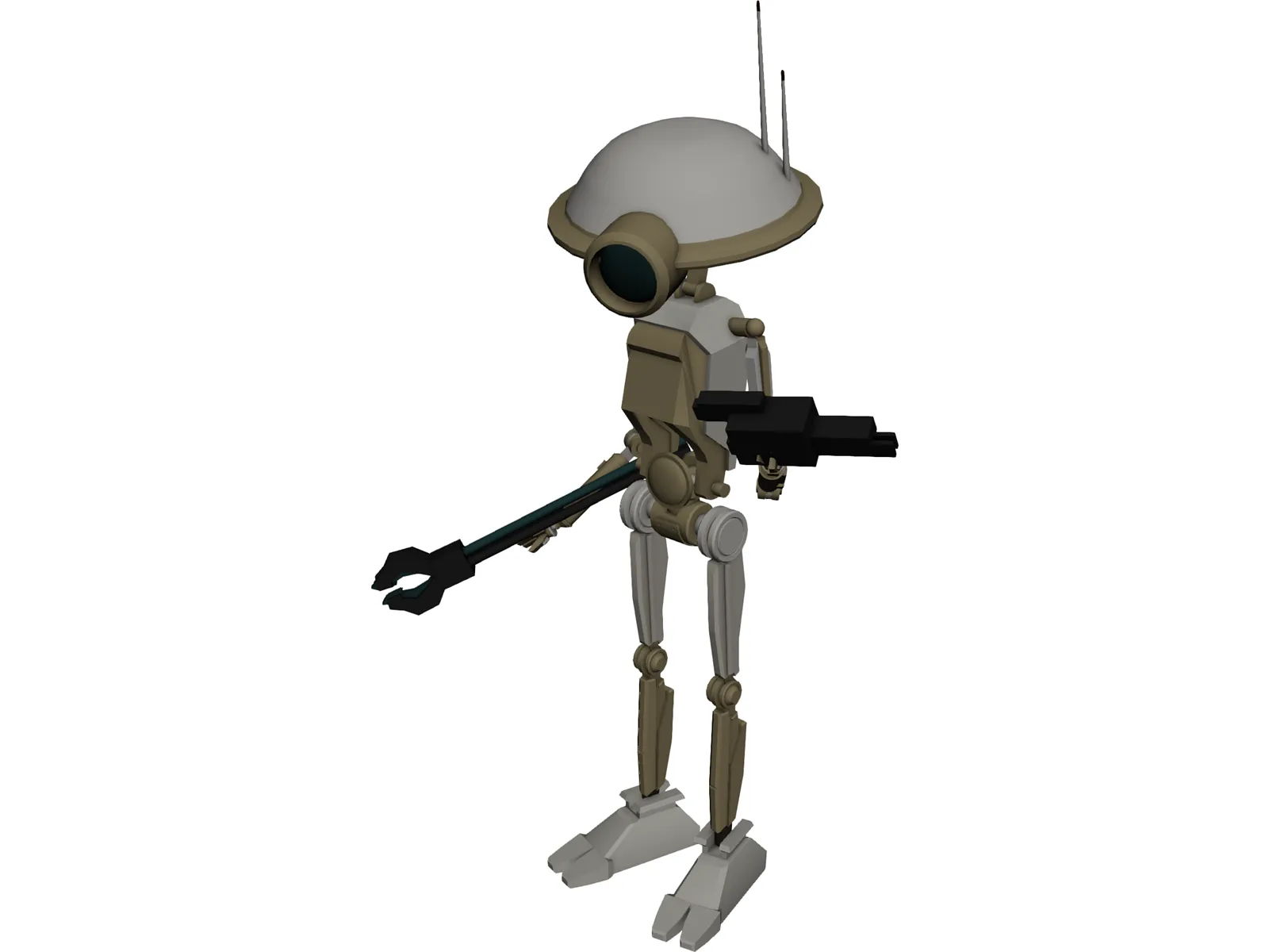 Pit Droid (Star Wars Episode I) 3D Model main preview
