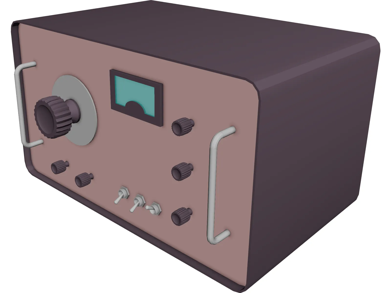 Radio Fifties 3D Model main preview