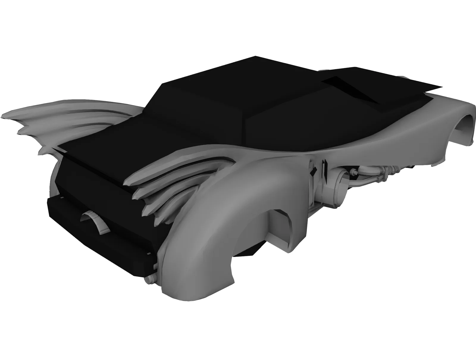 Batmobile (1989) 3D Model main preview