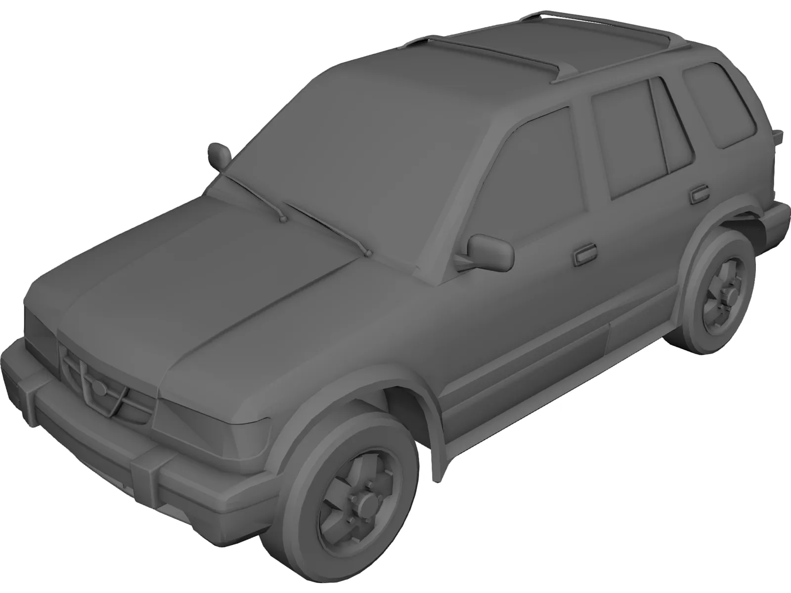 Kia Sportage 3D Model main preview