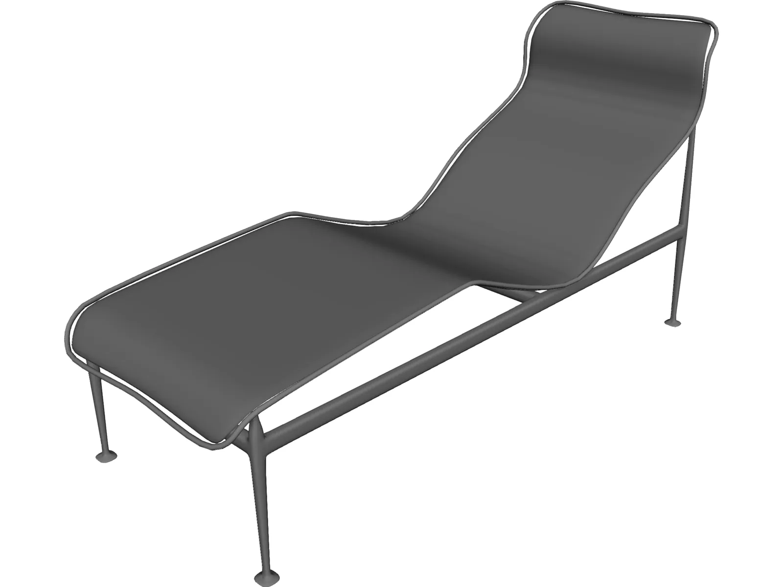 B&B Italia Garden Chair 3D Model main preview